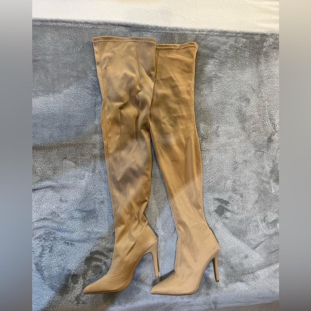 Women’s thigh high Fashion Nova heels